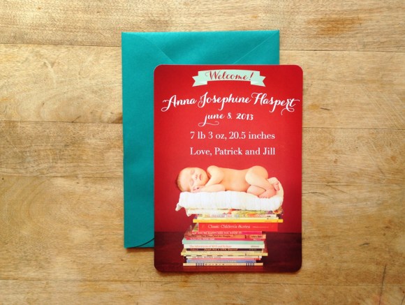 eyeheartprettythings-stationery-baby-announcement-card-books